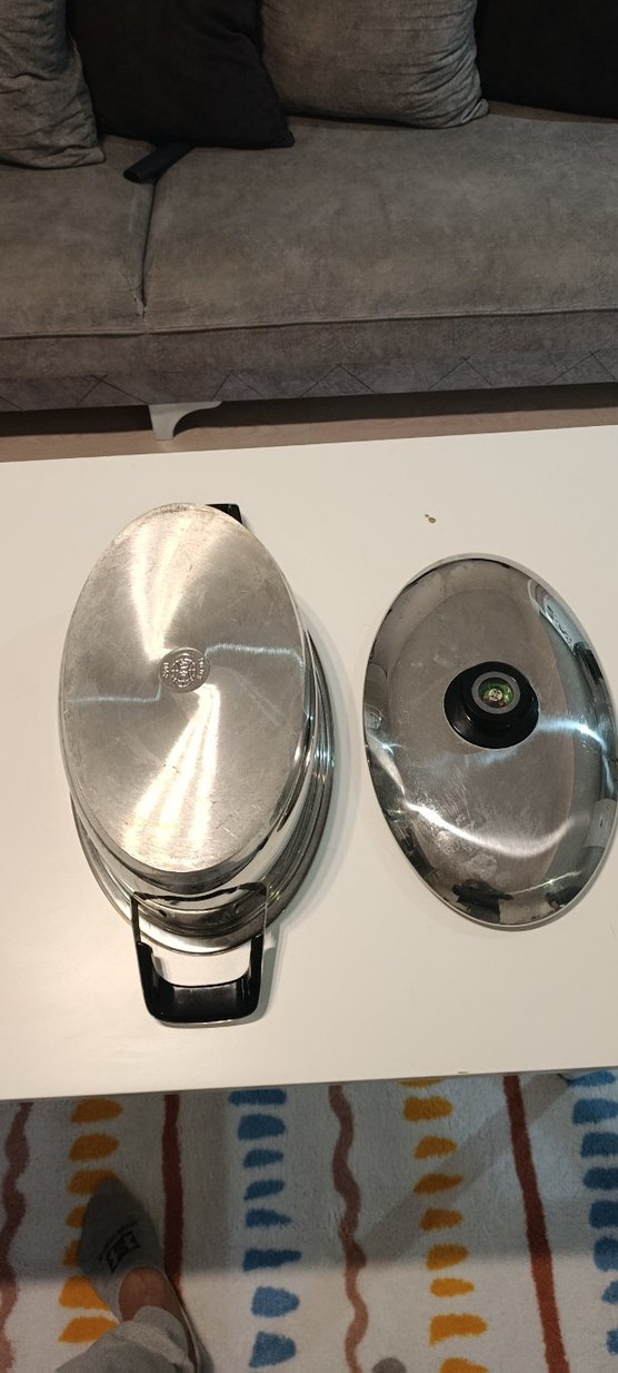 AMC çelik termometreli tencere - Görsel 4