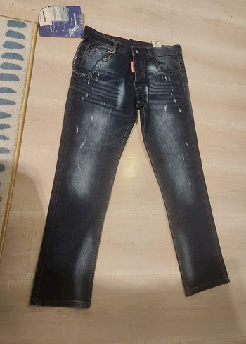 DSquared2 Koyu Mavi Yikamali Dar Kesim Jean