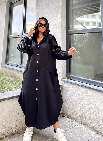 s Beden siyah Renk Kadın oversize
