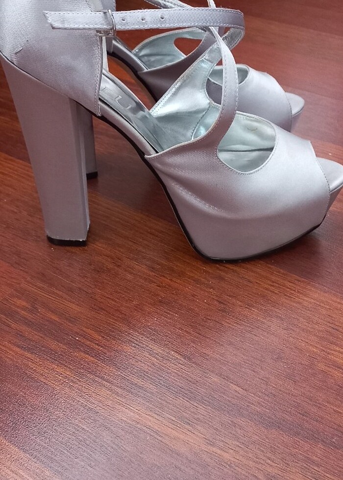 Platform abiye ayakkabi - Görsel 3