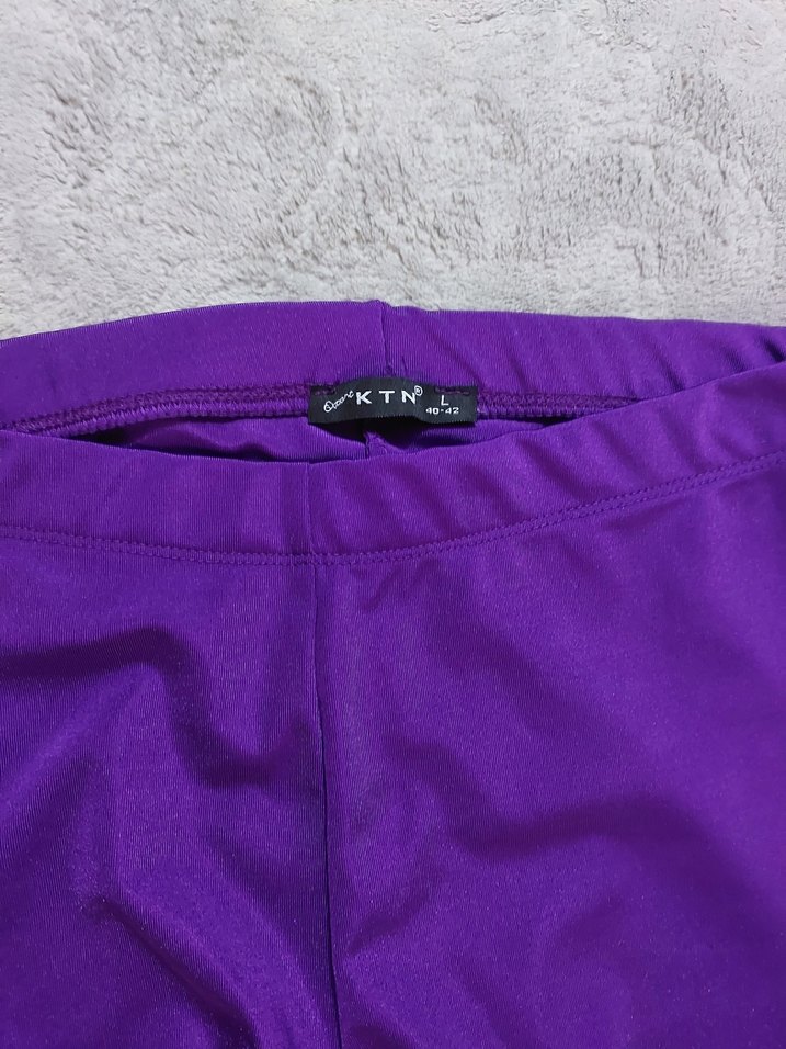 Mor Normal Boy Kadın Tayt - Görsel 2