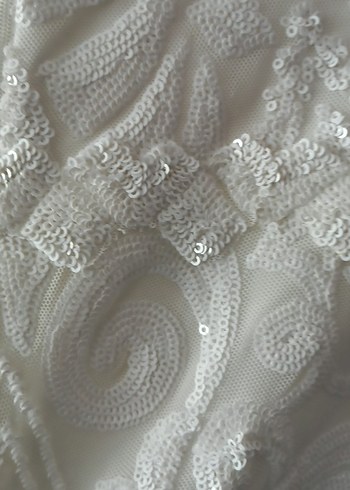 V yaka bohem uzun gelinlik - Görsel 5