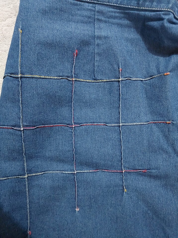 Kadın Mavi Uzun kot 
Etek - Görsel 4