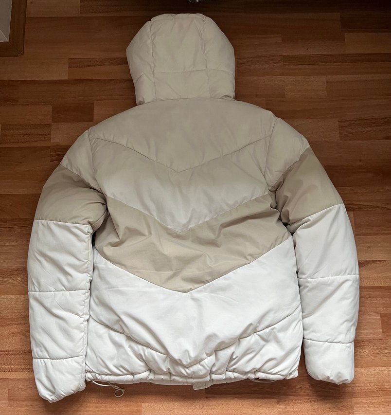 Beyaz Şişme Mont - Görsel 2