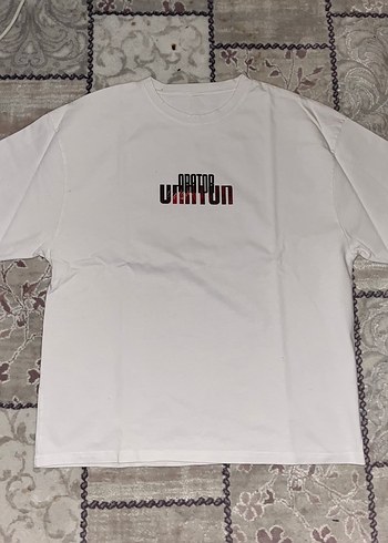 Sırt Baskılı Beyaz Oversize Tshirt - Görsel 2