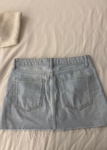 Bershka Bershka taşlı kot etek