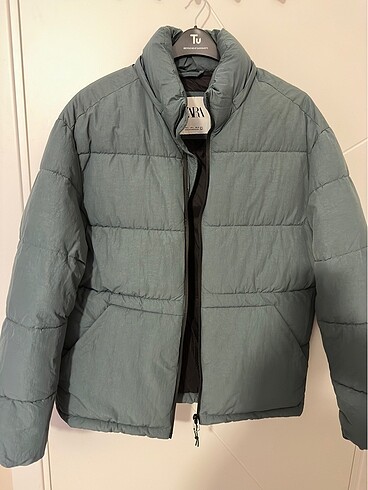 Zara kapüşonlu mont