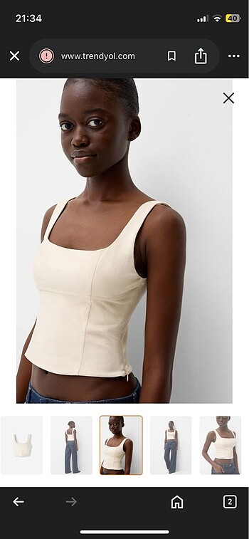 BERSHKA CROP