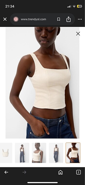 m Beden ten rengi Renk BERSHKA CROP