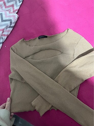 s Beden uzun kollu crop