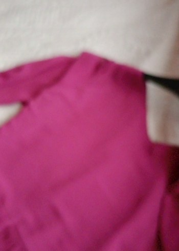 Pembe Uzun Kollu tül Elbise - Görsel 2