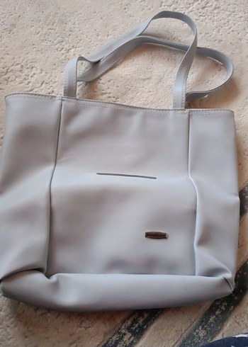 mavi Deri Kadın Omuz Çantası - Görsel 2