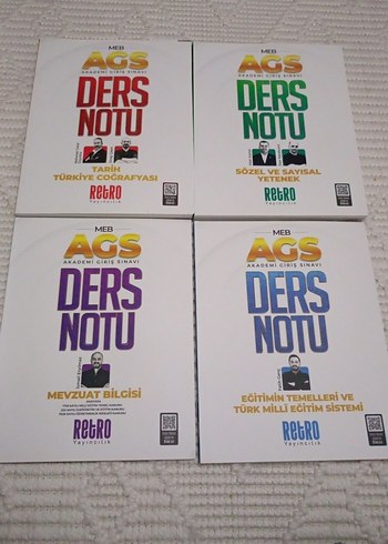4 lü set AGS DERS NOTU