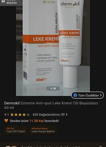 Leke kremi