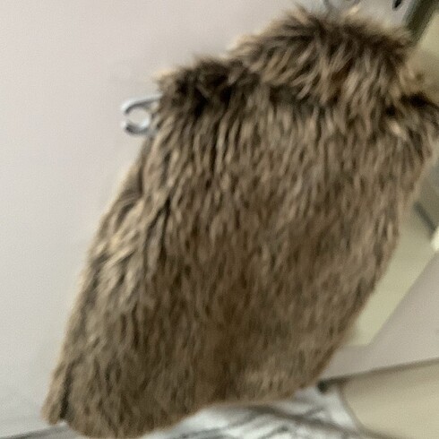 m Beden camel Renk Peluş kürk yelek