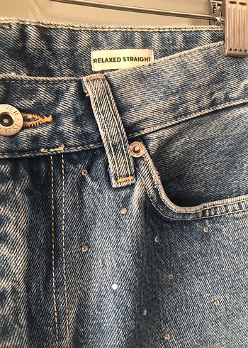 Relaxed Straight Kadın Denim Pantolon