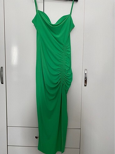 Zara Zara drape elbise