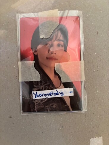 Yoonmelody fotoğraflı postcard