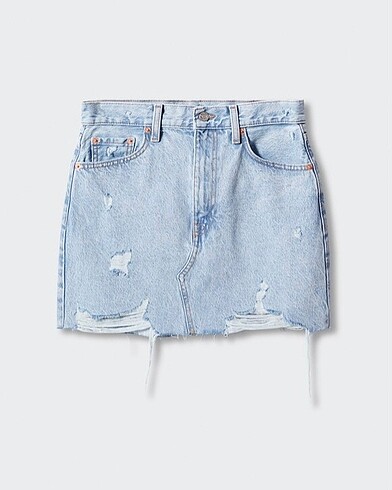 Mango Denim Mini Etek