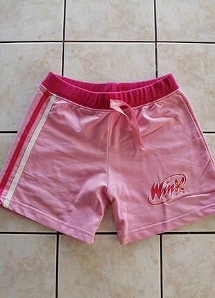 Winx club pembe çocuk şortu