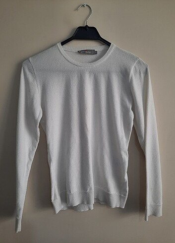 S beden y2k vintage bluz beyaz