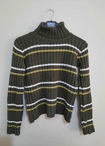 y2k vintage desenli kazak