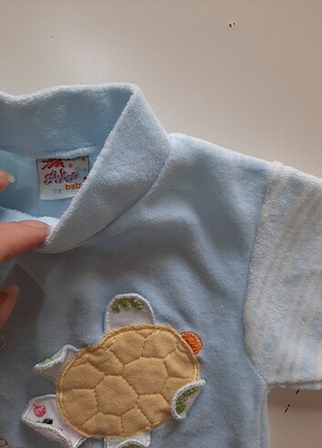 6 Ay Beden çeşitli Renk günkan baby kışlık tulum kadife