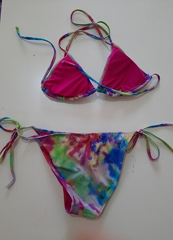Hello Kitty colorful tie dye bikini takimi