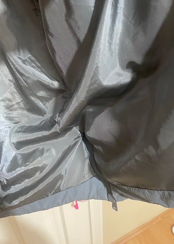 Gri Midi Kadın Kışlık Mont - Görsel 8