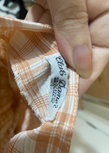 Ekoseli Uzun Elbise - Görsel 3