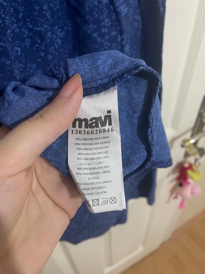 Mavi marka Elbise - Görsel 3