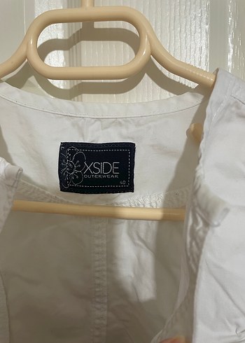 Beyaz Pamuklu Kısa Kollu Bolero - Görsel 4