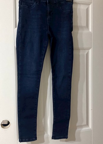 Kasha Koyu Lacivert Dar Kesim Denim Jean