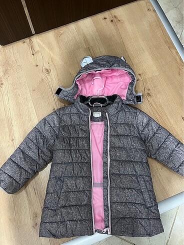 24-36 Ay Beden çeşitli Renk Kız çocuk mont