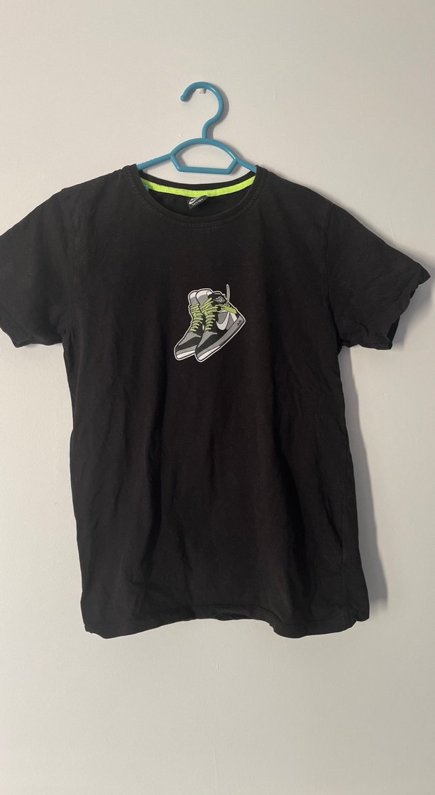 Siyah Erkek Çocuk Baskılı Tişört Nıke - Görsel 2