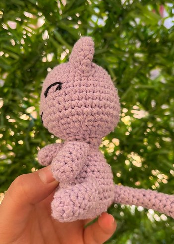 Pastel Mor El Yapımı Peluş Oyuncak - Görsel 3