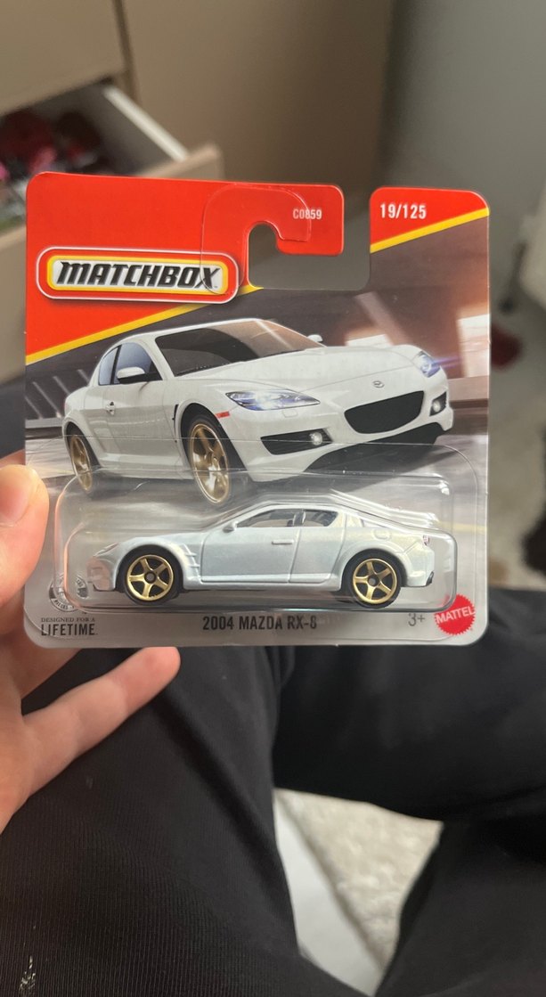 2004 Mazda RX-8 Beyaz Oyuncak Araba - Görsel 2