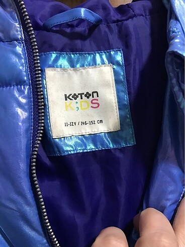 11-12 Yaş Beden çeşitli Renk Koton mont çocuk