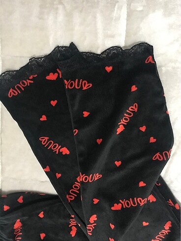 Trendyol & Milla Pijama 3 Lü takım kadife