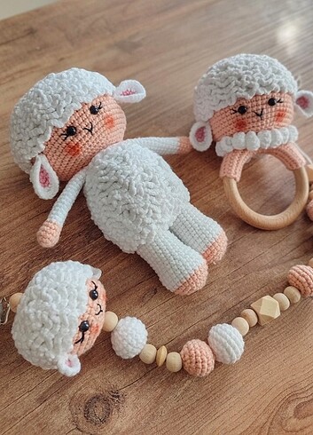 Amigurumi Kuzu Emzik Seti 