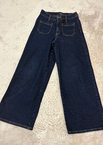 LC Waikiki Koyu Lacivert Genis Paca Denim Jean