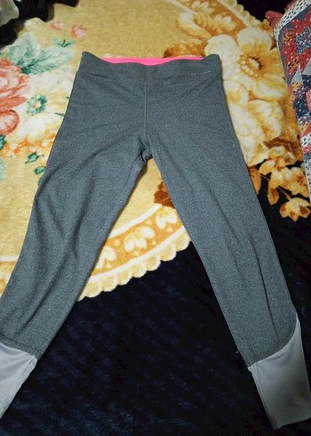 Oysho Gri Esnek Midi Spor Tayt S beden