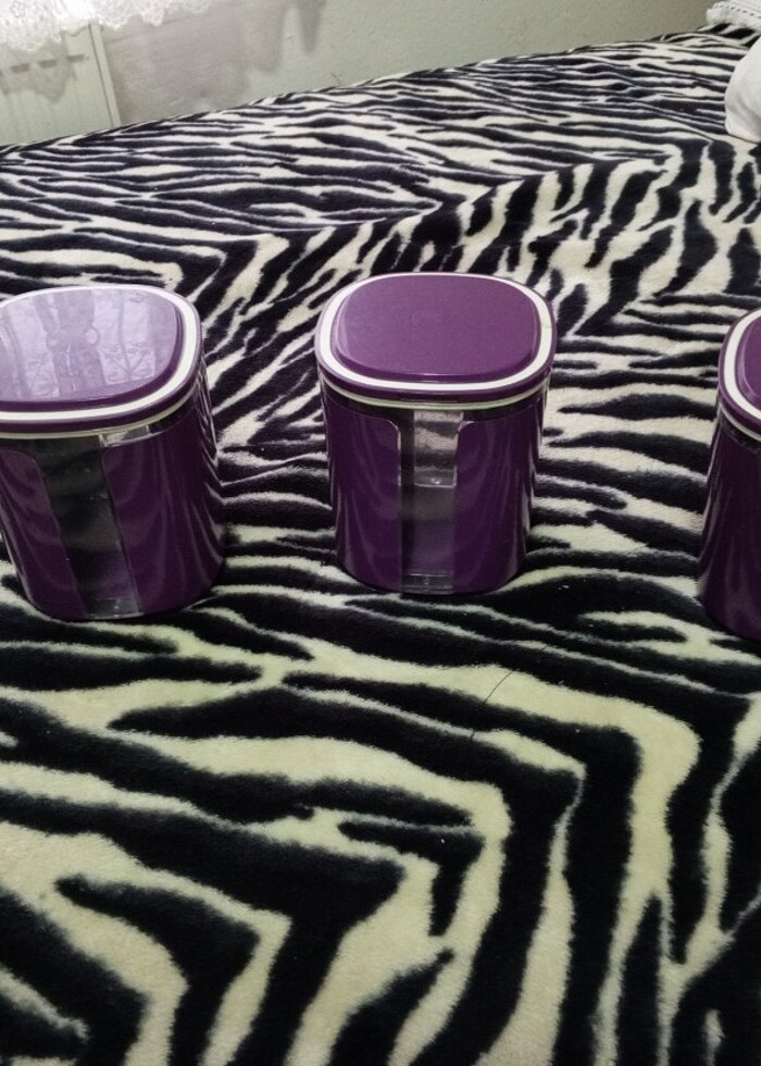3 Adet tupperware bakliyat kabları - Görsel 3