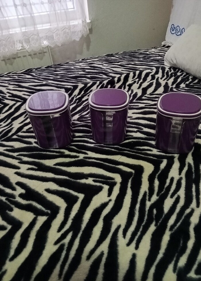 3 Adet tupperware bakliyat kabları - Görsel 4