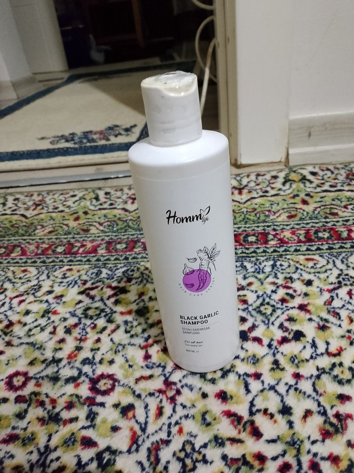 Homm Siyah Sarımsak Şampuanı 300 ml - Görsel 2