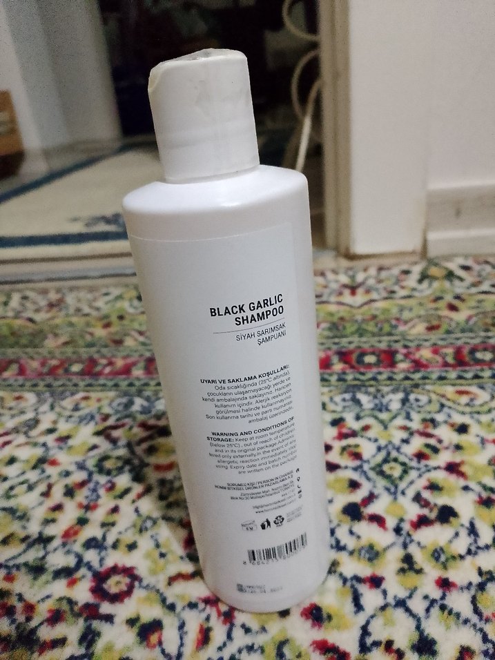 Homm Siyah Sarımsak Şampuanı 300 ml - Görsel 4