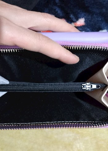 Pastel Mor Tokalı Kadın Cüzdan - Görsel 6