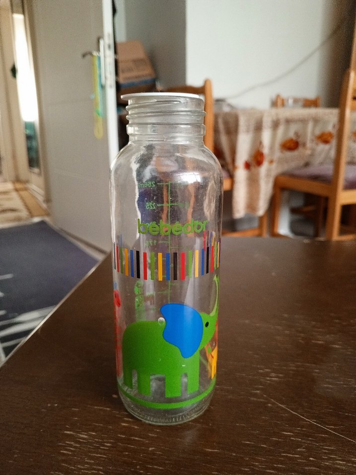 2 Adet cam desenli bebek biberonu - Görsel 5