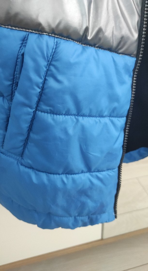 Erkek Çocuk Renk Bloklu Fermuarlı Mont - Görsel 4