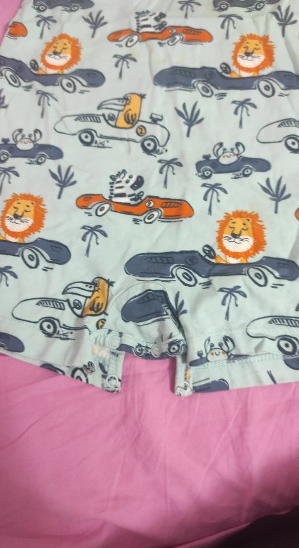 Renkli Baskılı Bebek Erkek Tulum - Görsel 3